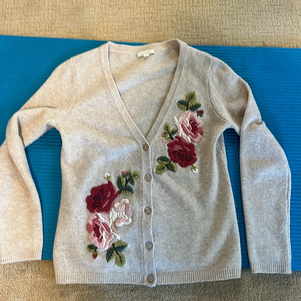 Garnet Hill wool cardigan